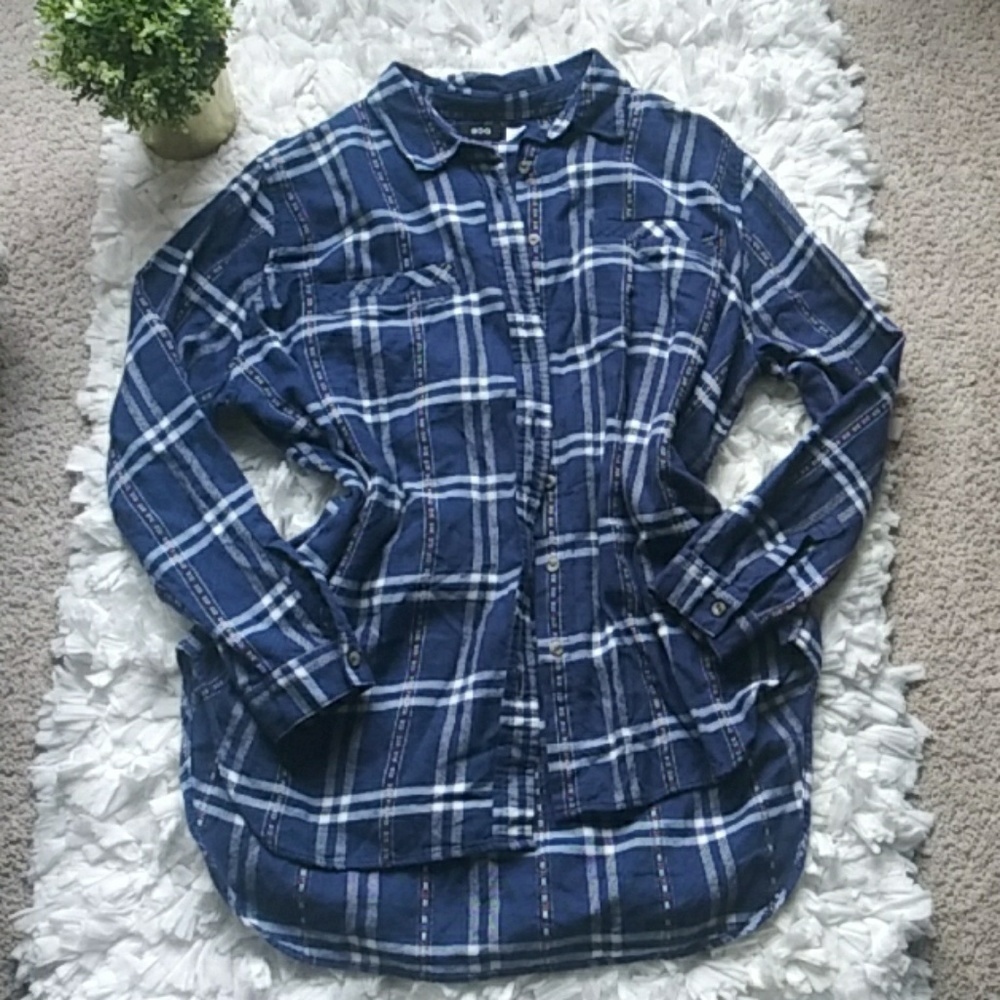 BDG fennel botton up shirt oversized high /low